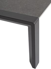 Salotto da giardino Otavio 4 pz, Struttura: alluminio verniciato Pian, Grigio, nero, Set in varie misure