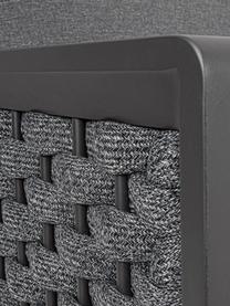 Salotto da giardino Otavio 4 pz, Struttura: alluminio verniciato Pian, Grigio, nero, Set in varie misure