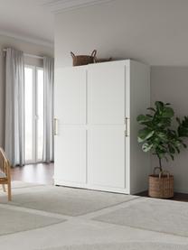 Modularer Schwebetürenschrank Charlotte, 150 cm Breite, mehrere Varianten, Korpus: Spanplatte, melaminbeschi, Weiss, Basic Interior, B 150 x H 200 cm