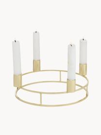 Set 2 candelabri Circlo, Metallo verniciato a polvere, Dorato, Set in varie misure