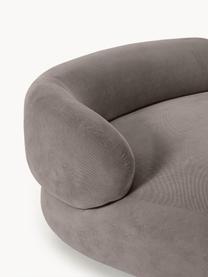 Sofa Alba (2-Sitzer), Bezug: 97% Polyester, 3% Nylon D, Gestell: Massives Fichtenholz, Bir, Füße: Kunststoff Dieses Produkt, Webstoff Taupe, B 185 x T 114 cm, Rückenlehne links