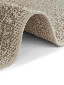 In- & outdoor vloerkleed Anjara in vintage look, 100% polypropyleen, Taupe, beige, B 200 x L 290 cm (maat L)