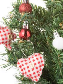 Árbol de Navidad artificial pequeño Violett, Adornos: algodón, Verde oscuro, Al 60 cm