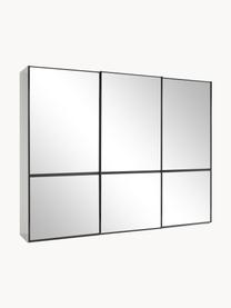 Šatníková skriňa s posuvnými dverami Montreal, 3-dverová, Biela, priehľadná, Š 300 x V 217 cm