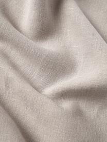 Funda de cojín de lino con flecos Luana, 100% lino 

El lino tiene naturalmente un tacto áspero y un aspecto arrugado natural. La alta resistencia al desgarro hace que el lino sea resistente a la abrasión y duradero., Beige claro, An 40 x L 40 cm