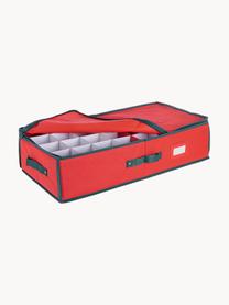Weihnachtskugel-Aufbewahrungsbox Xmas für 64 Stück, Bezug: Kunststoff, Innen: Karton, Rot, Petrol, B 66 x H 17 cm
