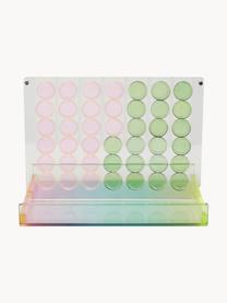 Vier Op Een Rij bordspel Sherbert, Kunststof, Transparant, lichtroze, groen, lichtblauw, Ø 29 x H 23 cm