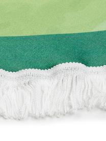 Fouta de plage ronde Melon, 55 % polyester, 45 % coton
Grammage extra léger 340 g/m², Vert foncé, vert clair, rouge, Ø 150 cm