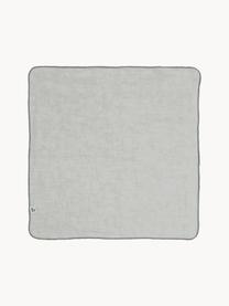 Servilletas de tela de lino Gracie, 2 uds., 100% lino, Gris claro, An 45 x L 45 cm