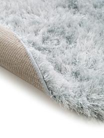 Tapis rond shaggy bleu ciel Lea, Bleu ciel