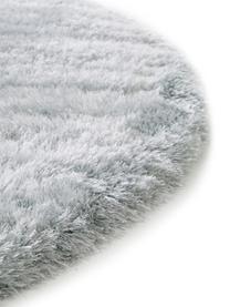 Tapis rond shaggy bleu ciel Lea, Bleu ciel