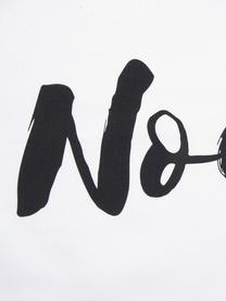 Kussenhoezen Noel, 2 stuks, Katoen, Wit, zwart, B 40 x L 40 cm