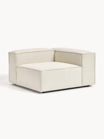 Módulo de esquina sofá Lennon, Tapizado: 100% poliéster Alta resis, Estructura: madera contrachapada de p, Patas: plástico Este producto es, Tejido Off White, An 119 x F 119 cm, chaise longue izquierda