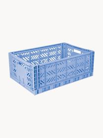 Opvouwbare opbergdoos Maxi, B 60 cm, Kunststof, Blauw, B 60 x D 40 cm