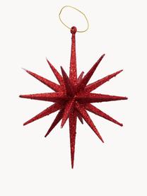 Décorations de sapin de Noël Tove, 2 pièces, Plastique, Rouge, Ø 15 x haut. 15 cm