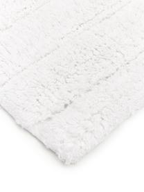 Tappeto bagno morbido bianco Board, 100% cotone, qualità pesante, 1900 g/m², Bianco, Larg. 50 x Lung. 60 cm