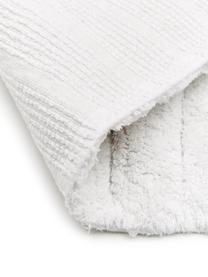 Tapis de bain moelleux blanc Board, 100 % coton,
Qualité supérieure, 1 900 g/m², Blanc, larg. 50 x long. 60 cm