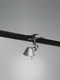 Kleine klem bureaulamp Tolomeo Micro Pinza, Zilverkleurig, Ø 16 x H 20 cm