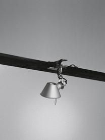 Lampa biurkowa Tolomeo Pinza, Stelaż: aluminium powlekane, Odcienie srebrnego, Ø 16 x W 20 cm