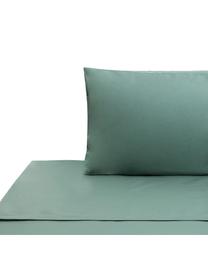 Ropa de cama de renforcé Lenare, Verde roseda, Cama 135/140 cm (180 x 290 cm)