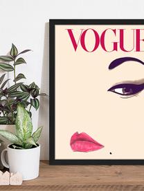 Ingelijste digitale print Oh So Lovely  Obsessions Vogue, Afbeelding: digitale print op papier,, Lijst: gelakt hout, Multicolour, B 43 cm x H 53 cm