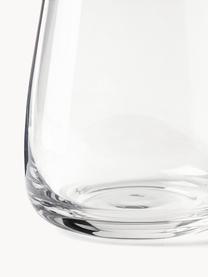 Vasos artesanales Ellery, 4 uds., Vidrio, Transparente, Ø 9 x Al 10 cm, 370 ml