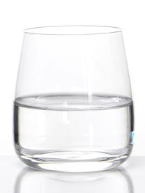 Verre à eau soufflé bouche Ellery, 4 pièces, Verre, Transparent, Ø 9 x haut. 10 cm, 370 ml