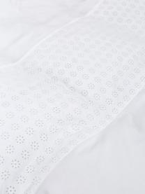 Katoenen dekbedovertrek Toulouse, Weeftechniek: perkal Draaddichtheid 200, Wit, 140 x 200 cm + 1 kussenhoes 60 x 70 cm