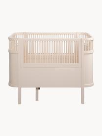 Uitschuifbaar babybedje Baby & Junior van berkenhout, 70 x 110/150 cm, Gelakt berkenhout, Lichtbeige, B 70 x L 110/150 cm