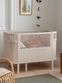 Cama infantil extensible de madera de abedul Baby & Jr., 70 x 110/150 cm, Madera de abedul, pintada, Beige claro, An 70 x L 110/150 cm