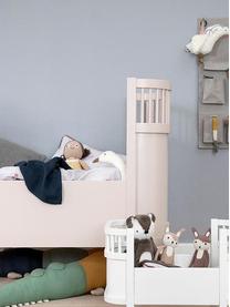 Rozkladacia detská posteľ z brezového dreva Baby & Junior, Lakované brezové drevo, Svetlobéžová, Š 70 x D 110/150 cm
