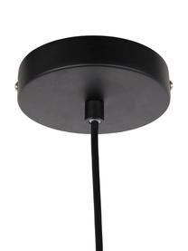 Malá závesná lampa Agnes, Čierna, mosadzné odtiene, Ø 21 x V 22 cm