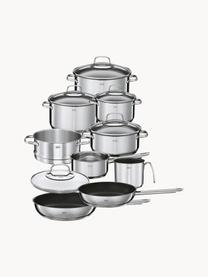 Kookpottenset Elegance van RVS, set van 10, Edelstaal 18/10, Zilverkleurig, 10-delige set met verschillende formaten