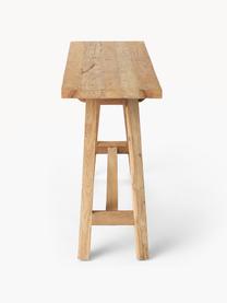 Consola de madera de teca Lawas, Madera de teca natural reciclada, Madera de teca, An 120 x F 40 cm