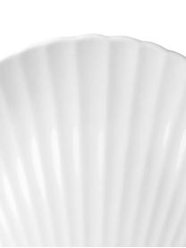 Servírovací tanier z čínskeho porcelánu Shell,  Ø 27 cm, Biela