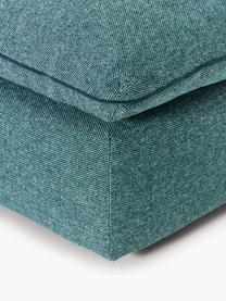 Module central XL Felix, Tissu vert turquoise, larg. 100 x prof. 140 cm