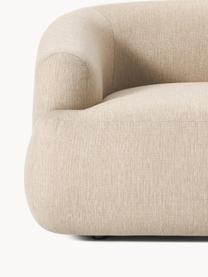 Modulares Sofa Sofia (2-Sitzer), Bezug: 100 % Polypropylen Der ho, Gestell: Fichtenholz, Spanplatte, , Füße: Kunststoff Dieses Produkt, Webstoff Hellbeige, B 186 x T 103 cm