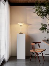 Grand lampe à poser soufflé bouche PH 3/2, Noir, blanc, Ø 29 x haut. 47 cm