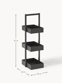 Portasciugamani in bambù Kit, Pannello di fibra a media densità (MDF) con finitura in bambù

Questo prodotto è realizzato con legno di provenienza sostenibile e certificato FSC®., Nero, Larg. 28 x Alt. 70 cm