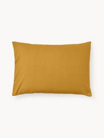 Funda de almohada de franela Biba, Amarillo mostaza, An 45 x L 110 cm