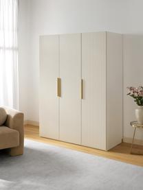 Modularer Drehtürenschrank Simone, 150 cm Breite, mehrere Varianten, Korpus: Spanplatte, melaminbeschi, Holz, Hellbeige, Basic Interior, B 150 x H 200 cm