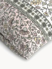 Renforcé-Kopfkissenbezüge Estelle mit Blumen-Print aus Bio-Baumwolle, 2 Stück, Webart: Renforcé Fadendichte 144 , Mehrfarbig, B 40 x L 80 cm
