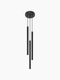 Lámpara de techo artesanal Fideus, Cable: plástico, Negro, Ø 20 cm