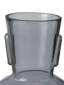 Glazen vaas Olympia, Glas, Donkergrijs, Ø 14 x H 22 cm