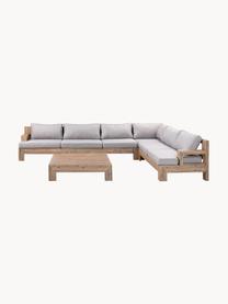 Modulaire tuin loungeset Joshua van acaciahout, 4-delig, Acaciahout, grijs, B 326 x D 248 cm