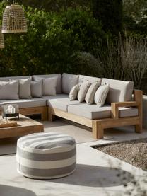 Modulares Garten-Lounge-Set Joshua aus Akazienholz, 4-tlg., Hellgrau, Akazienholz lackiert, B 326 x T 248 cm