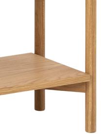 Estantería de madera de roble Braidwood, Estantería: tablero de fibras de dens, Estructura: madera de roble, Madera de roble, An 86 x Al 160 cm