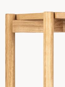 Scaffale in legno di quercia Braidwood, Ripiani: pannello di fibra a media, Struttura: legno di quercia, Legno di quercia, Larg. 86 x Alt. 160 cm