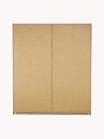 Schwebetürenschrank Mia, 2-türig, Holzwerkstoff aus heimischen Hölzern aus nachhaltiger Forstwirtschaft, beschichtet, Weiß, B 180 x H 210 cm