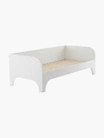 Cama infantil de madera Phant, 90 x 200 cm, Tablero de fibras de densidad media (MDF), Madera pintado blanco, An 90 x L 200 cm